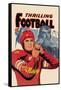 Thrilling Football-null-Framed Stretched Canvas