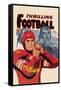 Thrilling Football-null-Framed Stretched Canvas