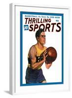 Thrilling Sports: Basketball-null-Framed Art Print