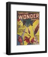 Thrilling Wonder, 8, 1938-null-Framed Art Print