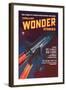 Thrilling Wonder Stories: Attack of the Ghost Fleet-null-Framed Art Print