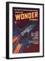 Thrilling Wonder Stories: Attack of the Ghost Fleet-null-Framed Art Print