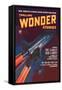 Thrilling Wonder Stories: Attack of the Ghost Fleet-null-Framed Stretched Canvas