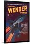 Thrilling Wonder Stories: Attack of the Ghost Fleet-null-Framed Art Print