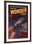 Thrilling Wonder Stories: Attack of the Ghost Fleet-null-Framed Art Print