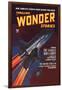 Thrilling Wonder Stories: Attack of the Ghost Fleet-null-Framed Art Print