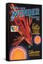 Thrilling Wonder Stories: Rocket Ship Troubles-null-Framed Stretched Canvas