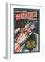 Thrilling Wonder Stories: Sheena and the X Machine-null-Framed Art Print