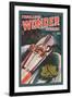 Thrilling Wonder Stories: Sheena and the X Machine-null-Framed Art Print