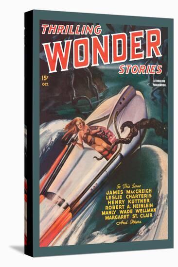 Thrilling Wonder Stories: Sheena and the X Machine-null-Stretched Canvas