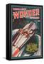 Thrilling Wonder Stories: Sheena and the X Machine-null-Framed Stretched Canvas