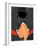 Throat Exam Black-Stephen Huneck-Framed Giclee Print