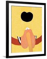 Throat Exam Yellow-Stephen Huneck-Framed Giclee Print