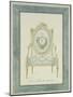 Throne Design for the Catherine Palace in Tsarskoye Selo, 1780S-Charles Cameron-Mounted Giclee Print