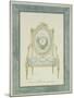 Throne Design for the Catherine Palace in Tsarskoye Selo, 1780S-Charles Cameron-Mounted Giclee Print