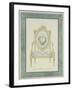 Throne Design for the Catherine Palace in Tsarskoye Selo, 1780S-Charles Cameron-Framed Giclee Print