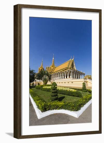 Throne Hall, Royal Palace, in the Capital City of Phnom Penh, Cambodia, Indochina-Michael Nolan-Framed Photographic Print