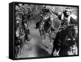 Throne Of Blood, (AKA Kumonosu Jo), Toshiro Mifune, 1957-null-Framed Stretched Canvas