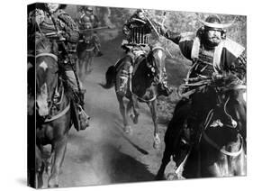 Throne Of Blood, (AKA Kumonosu Jo), Toshiro Mifune, 1957-null-Stretched Canvas