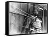 Throne of Blood (aka Kumonosu Jo), Toshiro Mifune, 1957-null-Framed Stretched Canvas