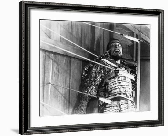 Throne of Blood (aka Kumonosu Jo), Toshiro Mifune, 1957-null-Framed Photo