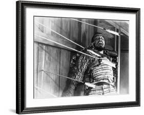 Throne of Blood (aka Kumonosu Jo), Toshiro Mifune, 1957-null-Framed Photo