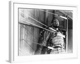 Throne of Blood (aka Kumonosu Jo), Toshiro Mifune, 1957-null-Framed Photo