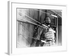 Throne of Blood (aka Kumonosu Jo), Toshiro Mifune, 1957-null-Framed Photo