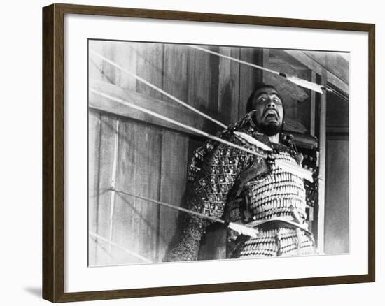 Throne of Blood (aka Kumonosu Jo), Toshiro Mifune, 1957-null-Framed Photo