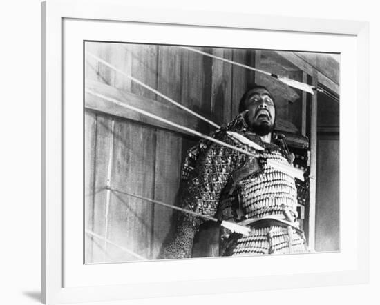 Throne of Blood (aka Kumonosu Jo), Toshiro Mifune, 1957-null-Framed Photo