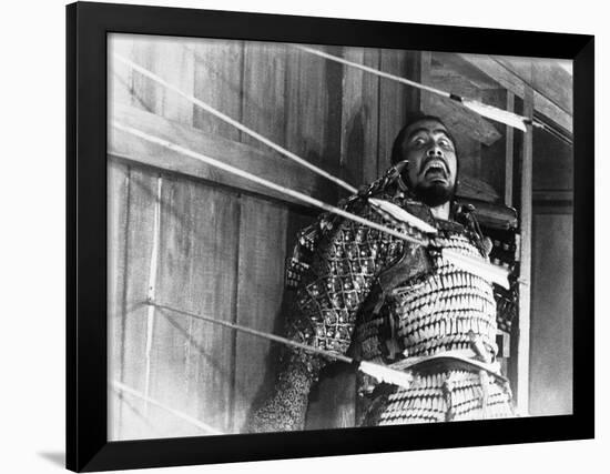 Throne of Blood (aka Kumonosu Jo), Toshiro Mifune, 1957-null-Framed Photo