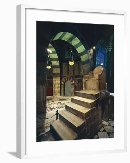 Throne of Charlemagne in the Palatine Chapel-null-Framed Giclee Print