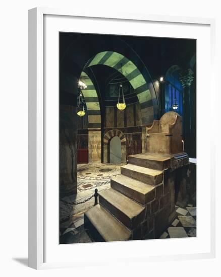 Throne of Charlemagne in the Palatine Chapel-null-Framed Giclee Print
