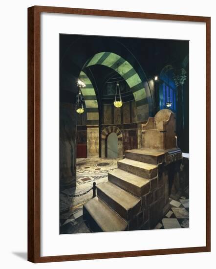 Throne of Charlemagne in the Palatine Chapel-null-Framed Giclee Print