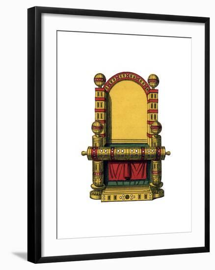 Throne of State, 9th Century-Henry Shaw-Framed Giclee Print