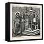 Throne of the Emperor of Constantinople-null-Framed Stretched Canvas