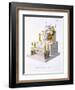 Throne of the Great Goddesses at Megalopolis, c.1814-null-Framed Giclee Print