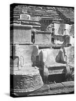 Throne of the Priest, Temple of Dionysus, Athens, Greece, Late 19th or Early 20th Century-null-Stretched Canvas