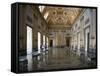 Throne Room, Royal Palace, Caserta, Campania, Italy, Europe-Oliviero Olivieri-Framed Stretched Canvas