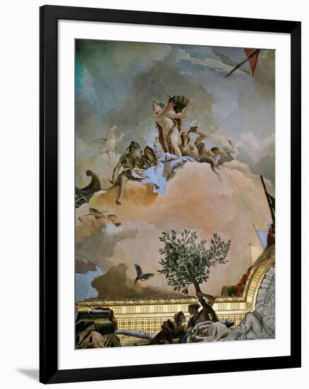 Throne Room: the Glory of Spain, 1762-1766-Giovanni Battista Tiepolo-Framed Giclee Print