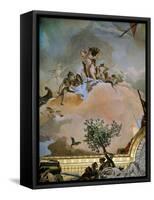 Throne Room: the Glory of Spain, 1762-1766-Giovanni Battista Tiepolo-Framed Stretched Canvas