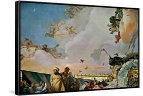 Throne Room: the Glory of Spain, Allegory of Africa, 1762-1766-Giovanni Battista Tiepolo-Framed Stretched Canvas