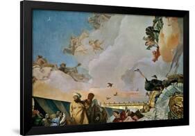 Throne Room: the Glory of Spain, Allegory of Africa, 1762-1766-Giovanni Battista Tiepolo-Framed Giclee Print
