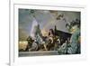 Throne Room: the Glory of Spain, Allegory of Castilia, 1762-1766-Giovanni Battista Tiepolo-Framed Giclee Print