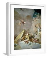 Throne Room: the Glory of Spain, Detail, 1762-1766-Giovanni Battista Tiepolo-Framed Giclee Print