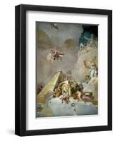 Throne Room: the Glory of Spain, Detail, 1762-1766-Giovanni Battista Tiepolo-Framed Giclee Print