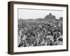 Throngs of People Crowding the Beach at the Resort and Convention City-Alfred Eisenstaedt-Framed Photographic Print