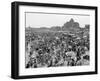 Throngs of People Crowding the Beach at the Resort and Convention City-Alfred Eisenstaedt-Framed Photographic Print