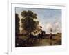 Through a Ford, 19th Century-William Shayer-Framed Giclee Print