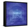 Through Crystal Worlds-Simon Cook-Framed Stretched Canvas